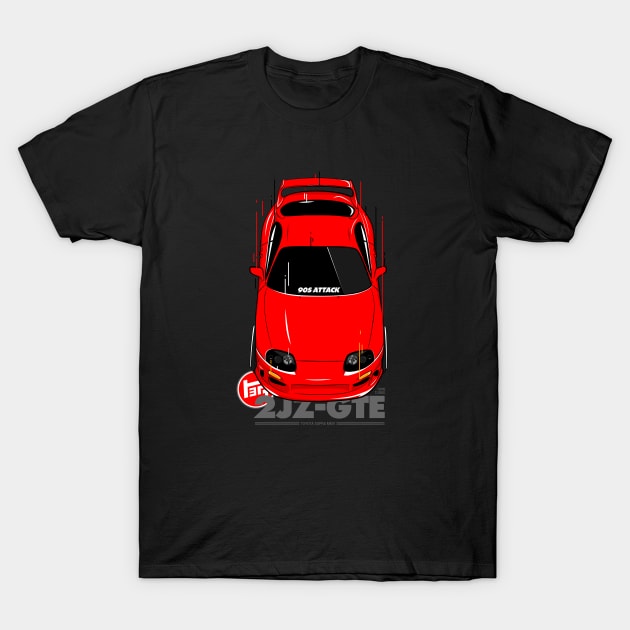 Toyota Supra MK4 JDM Legend T-Shirt by ninetiescustoms